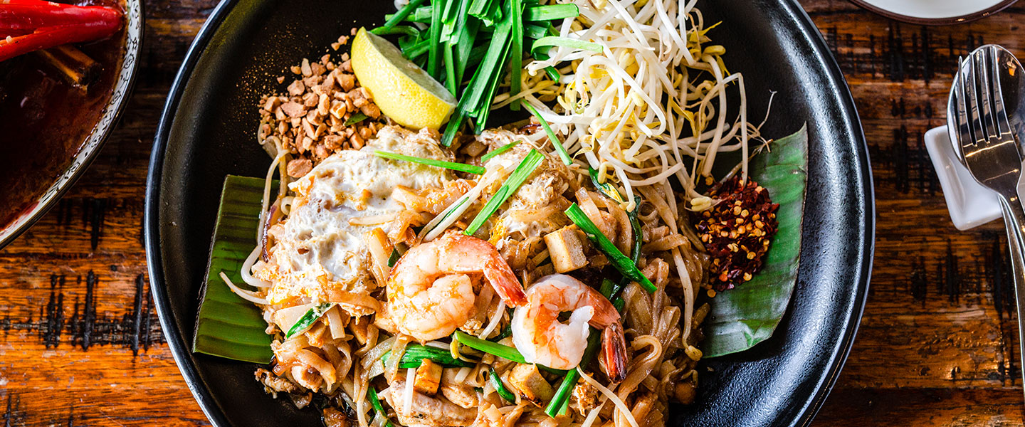 Pad Thai met garnalen